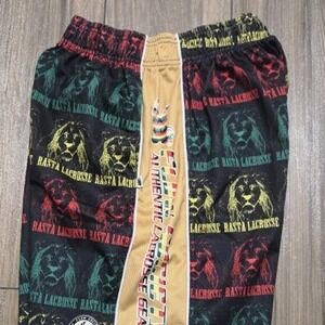 Flow Society Rasta Lacrosse Shorts Size Med